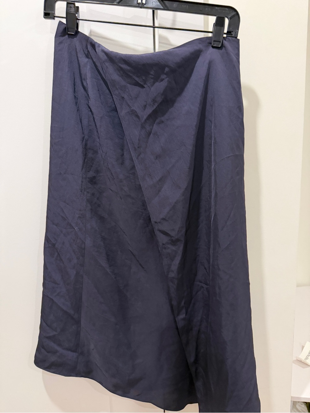 Vince Navy Blue A-Line Women's Skirt